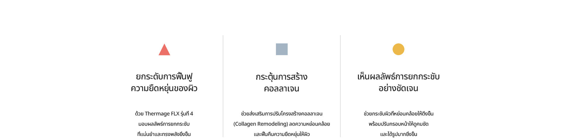 [ยกระดับการฟื้นฟูความยืดหยุ่นของผิว] [กระตุ้นการสร้างคอลลาเจน]